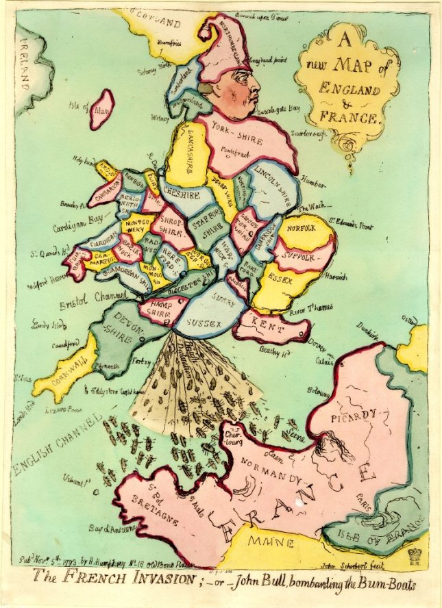 The French Invasion by James Gillray, 1793